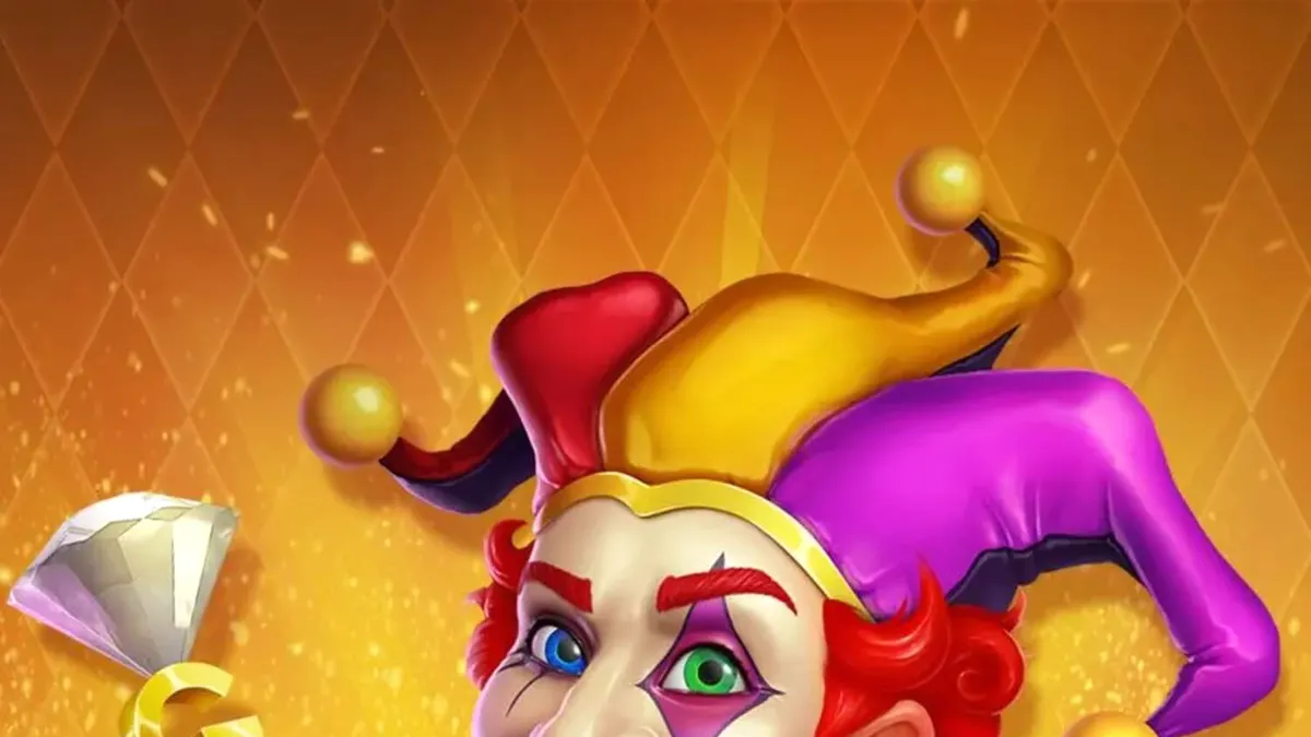 Tampilan visual slot Joker Catcher dengan simbol klasik dan Joker di tengah layar